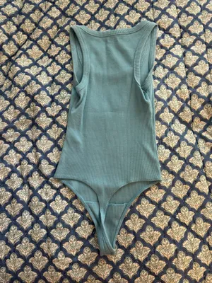 Abercrombie Blue Ribbed Bodysuit thumbnail 2