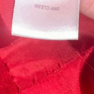 Dress Barn Red Zip Front Corduroy Textured Jacket Women's Large‎ Career Casual thumbnail 6