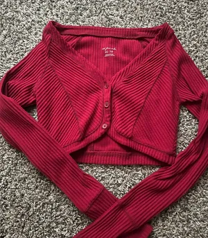 Urban Outfitters Button Crop Top thumbnail 1