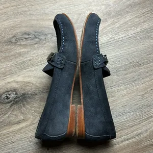 Coach Blue Suede Loafers Size 7.5 B thumbnail 11