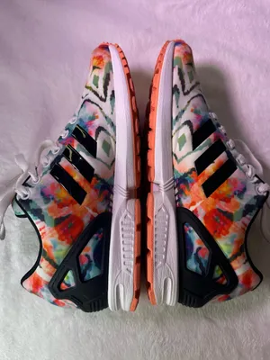 adidas Multicolor Athletic Sneakers with Black Stripes thumbnail 9