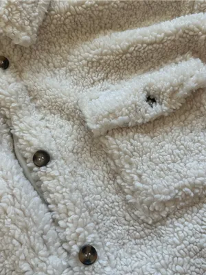 Le Lis Ivory Sherpa Button Down Boho Western Shacket thumbnail 4
