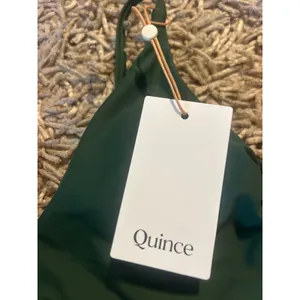 QUINCE Italian V-Neck Bikini Top SUSTAINABLE Swimsuit NWT Palm Green Sz Small S thumbnail 4