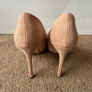 So Me Blush Suede Stiletto Heels Size 7 thumbnail 4