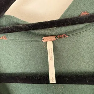 Free People Women’s Large Green Jade Star Eyes Jumpsuit thumbnail 3