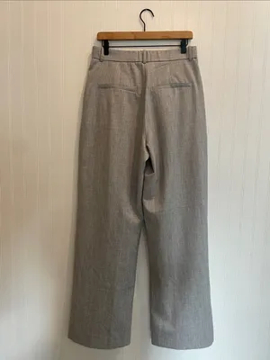 ABERCROMBIE & FITCH Curve Love A&F Sloane Tailored Wide Leg Pant Size 30 | 10L thumbnail 4