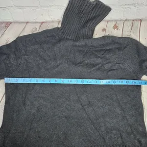 Joe Fresh Women's Small S P Black Acrylic‎ Turtleneck Sweater Long Sleeve thumbnail 5