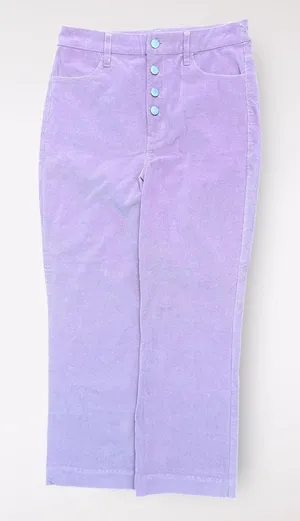 Tyler Boe NWOT Wide Leg Pink Corduroy Pants Women’s Size‎ 6 thumbnail 1