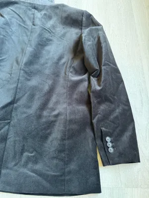 LOFT Petites Black Velvet Blazer, Size 8P — Elegant thumbnail 11
