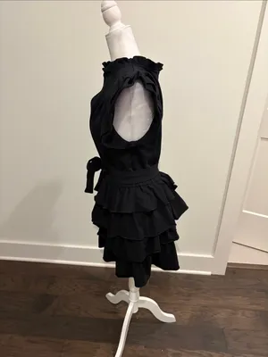 Anthropologie Sundays June Tiered Mini Dress Sz M thumbnail 6