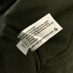 All In Motion Womens Hoodie Pullover 1/2 Zip Fleece Thumbholes Pockets Green XXL thumbnail 5