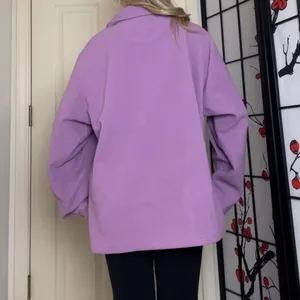 Lilac Purple Fleece Embroidered SeaWorld San Diego Zip-Up Jacket thumbnail 5
