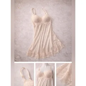 Envy Lace Trim Chemise Nightgown – Size Small thumbnail 2