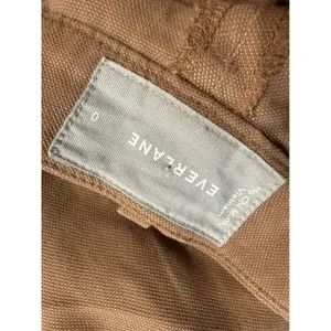 Everlane Tan Brown Pleated Chino Trousers High Rise‎ Lyocell Pants Size 0 thumbnail 4