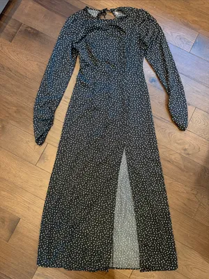 Urban Outfitters Angela Satin Maxi Dress Size Small - C61-009 thumbnail 2