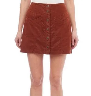 Free People faux leather skirt size 2 thumbnail 1