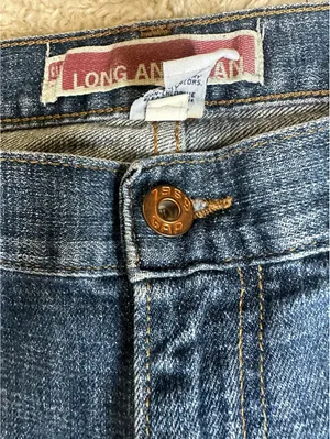GAP Long and Lean medium wash bootcut denim jeans Size 12 Long Y2K 2000s retro thumbnail 3
