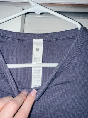 lululemon hold tight cropped long sleeve thumbnail 7