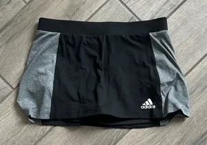 Adidas Black and Gray Sport Skirt thumbnail 1
