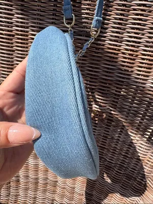 Juicy Couture Kids Mini Blue Denim Hobo Bag thumbnail 5