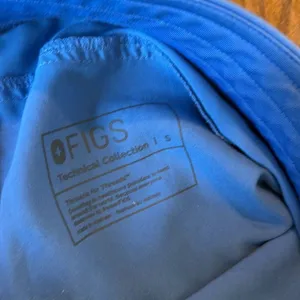 Figs Technical Collection blue high rise pockets scrubs small thumbnail 3