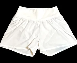 Kinesis‎ White Athletic Running Shorts W/Zipper Pocket 3.5” Inseam Small Active thumbnail 1
