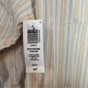 Wilfred x Aritzia Boyfriend Poplin Button Down Shirt XS NEW thumbnail 6