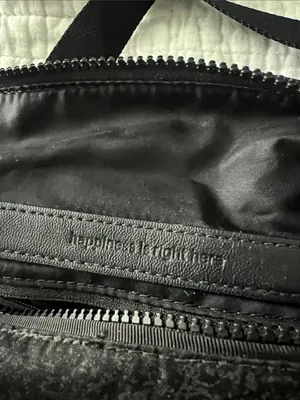 lululemon athletica black and reflective Fanny pack thumbnail 5