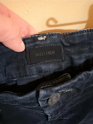 Mother The Roller Fray Jeans in Night In Venice thumbnail 4