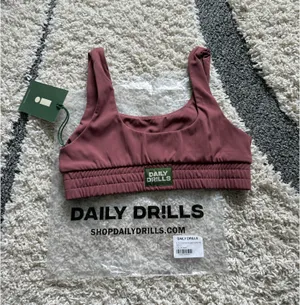 Daily Drills Reversible scoop bra wine S thumbnail 2