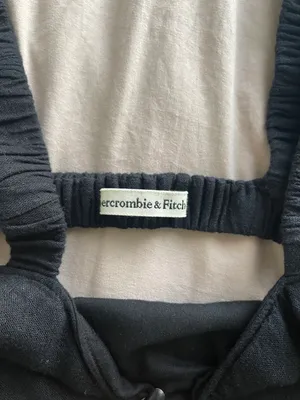 Abercrombie Black Crop Tank thumbnail 3