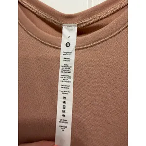 Lululemon Cap Sleeve Hiking Tank Pecan Tan Dark‎ Oxide LW1DSGS Size 2 thumbnail 4