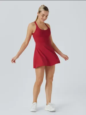 Halara SoftlyZero™Airy Backless Twisted Cool Touch Dance Active Dress-Easy peezy thumbnail 8