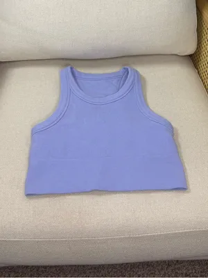 Alo Yoga Seamless Delight High Neck Tank Best for size small thumbnail 3