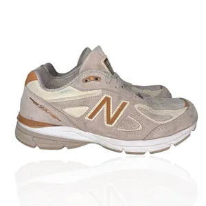 RARE New Balance 990v4 Women's Size‎ 9 Alabaster Suede Made In USA W990FA4 thumbnail 2