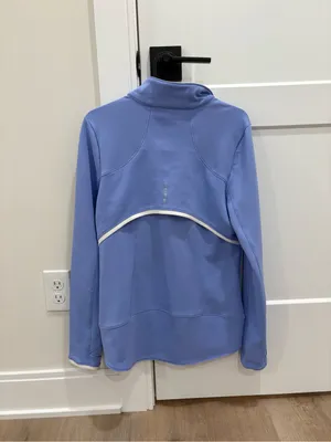 Zero Restriction Sophia Z500 Performance Golf Quarter Zip Blue thumbnail 5