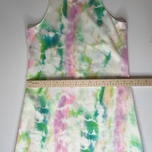 NWT Amanda Uprichard Multicolor Tie‎ Dye High Neck Racerback Midi Dress Small thumbnail 10
