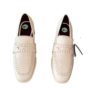 NWT Aerosoles women's Ardore Loafer Studded In Color: Eggnog Leather thumbnail 6