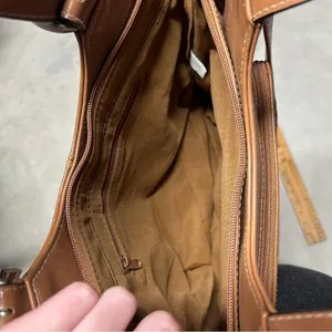 Rosetti Light Brown Camel Vinyl Handbag with Strap & Wallet thumbnail 8