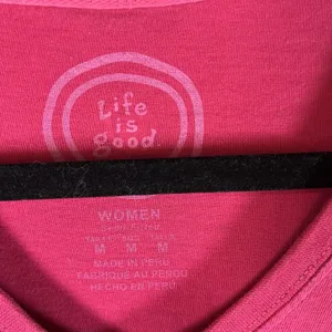 LIFE IS GOOD “If you Grill it,They´ll Come" Pink‎ T-Shirt Womens Medium Outdoor thumbnail 5