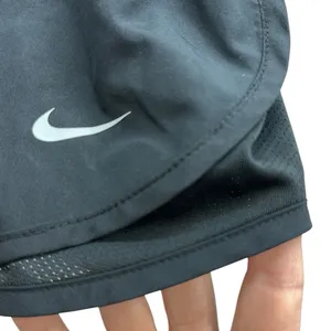 Nike Dri Fit Black Brief Lined Running Athletic Hidden Pocket Shorts Womens S thumbnail 4