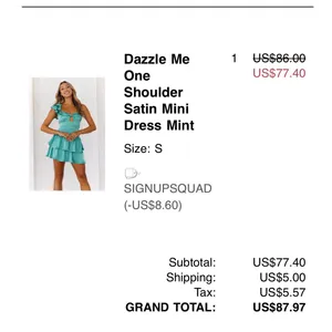 Hello Molly Dress Sage Green thumbnail 3