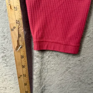 Lululemon‎ V Waist Yoga Tight 25" Grid Texture Leggings Size 8 Vintage Rose thumbnail 13