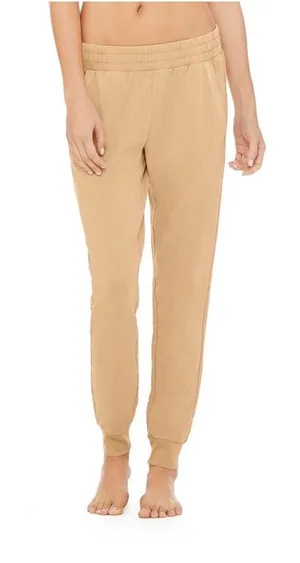 ALO YOGA- Unwind Sweatpant Dune Wash Size S thumbnail 1
