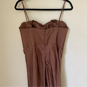 House of CB Charmaine Corset Dress in Chocolate‎ brown size XL NWOT thumbnail 8