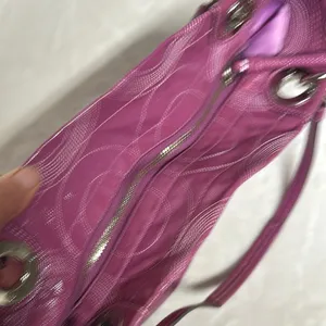 Coach Pink Tote Bag with Signature Design thumbnail 15