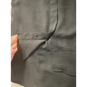 H&M Black Sheer Blouse Women's Size 2 Old Money Work Career Clean Girl thumbnail 2