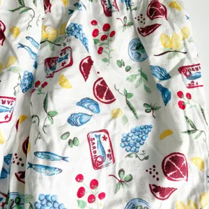 Colsie Womens Sardine Fruit Print Lace Trim Coastal Kitschy Sleep Boxer Shorts M thumbnail 3