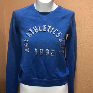 Abercrombie and Fitch blue sweatshirt thumbnail 3