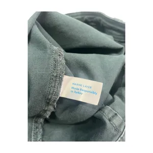 Marine Layer Pants Womens 10 Green Wide Leg High Rise Raw Hem Stretch Classic thumbnail 11